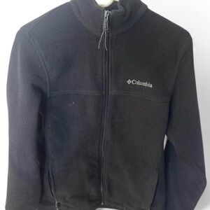 Columbia Black Fleece Puffer Jacket